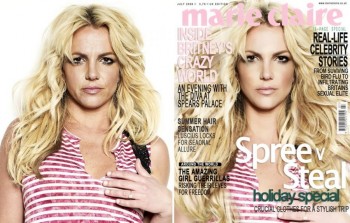 Untouched photo of Britney Spears