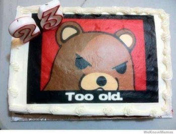 Wasn't the cake my friend was expecting