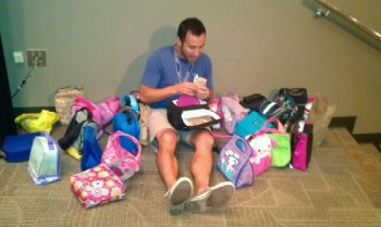 "Who would steal 30 bag lunches?"