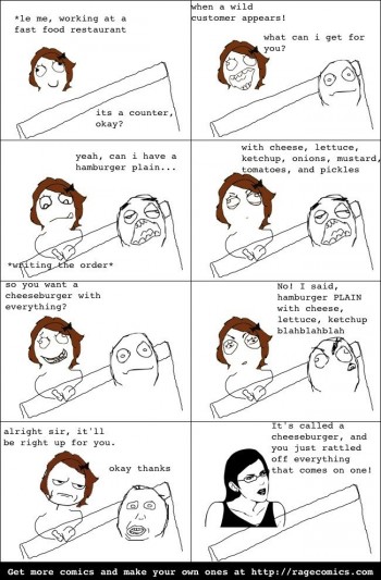 Idiot customer rage