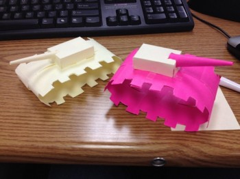 Paper tanks...