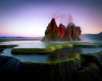 Fly Geyser, Nevada