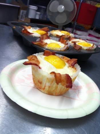 Breakfast pancupcake