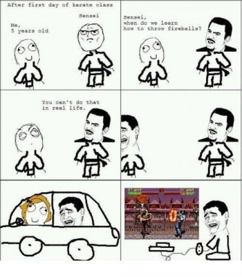 Karate class rage