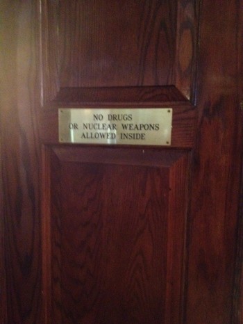 Guess I Can't Go In...