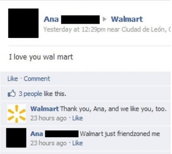 Friendzoned by Walmart