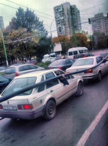 "Fuck it, just drive."