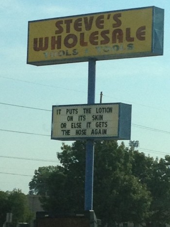 Steve's Wholesale Billboard