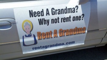 Need an extra grandma? Just rent one!