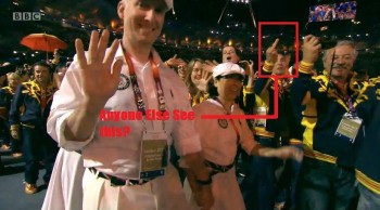 Not all the athletes are enjoying the Olympic closing ceremony