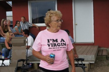 At my family reunion, when suddenly...