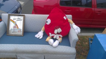 So here's an m&m I found on my street