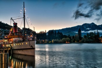 Queenstown, New Zealand sunrise