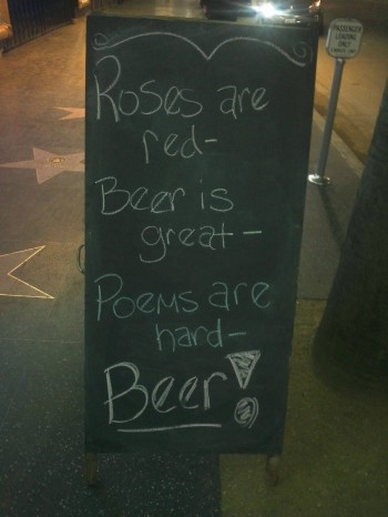 Outside of my local pub