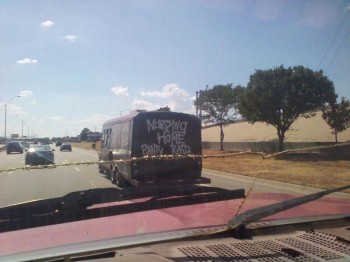 Driving home from work when suddenly