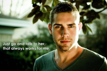 Oblivious hot guy