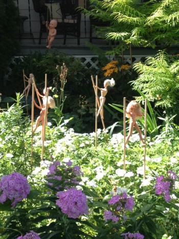 So my friend found this in her new neighbor's front yard...