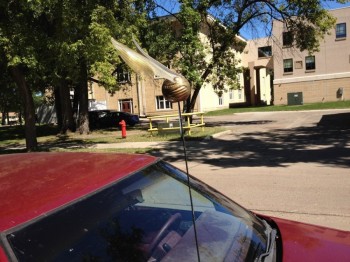 Saw this as an antenna on a car today