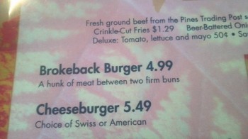 The Brokeback Burger