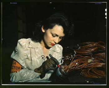 Woman aircraft worker, June 1942
