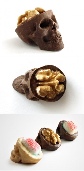 Chocolate Skulls Gone Nuts