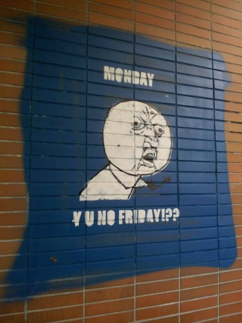 I just found this at the entrance of our local trainstation!