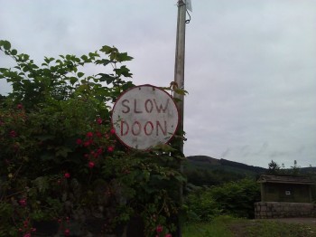 You know you're in Scotland...