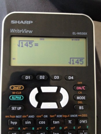 That's not very helful, calculator.