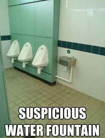 Suspicious Water Fountain
