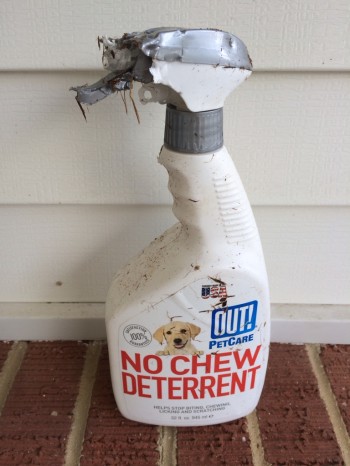 Pet Chew Deterrent Fail