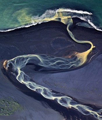 Volcanic River in Iceland