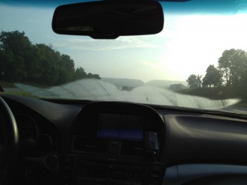 Windshield fogging up, like a sir