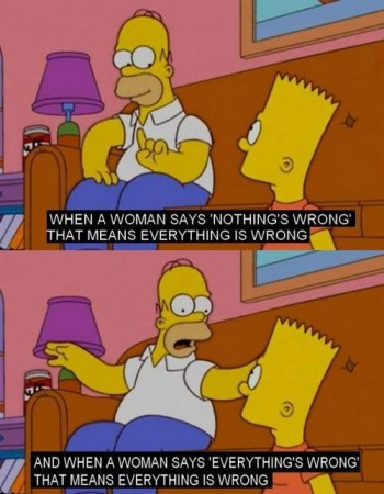 Homer's Advice On Women