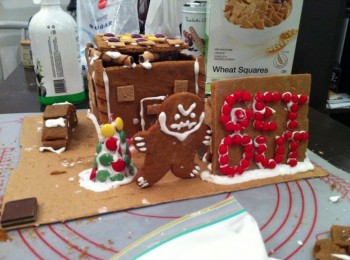 Angry Gingerbread House
