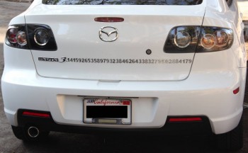 Mazda 3.14159263.....