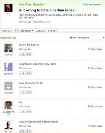 Is it wrong to hate a certain race?