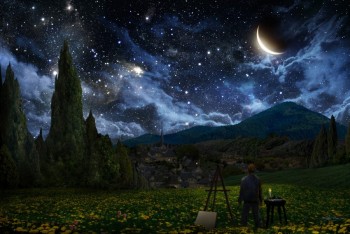 Painting A Starry Night