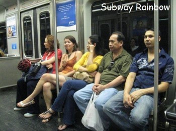 Subway rainbow