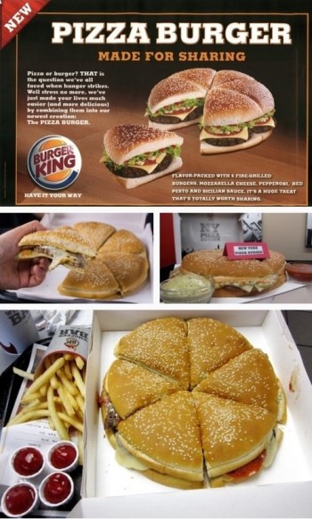 Burger King Pizza Burger