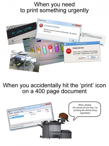 Scumbag Printer