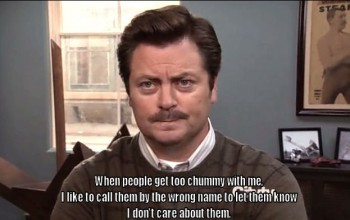 Don't Get Too Chummy