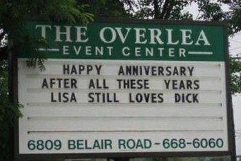 Happy Anniversary Lisa & Dick