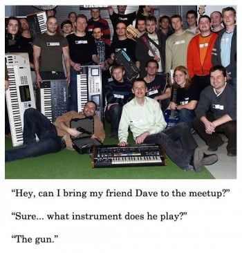 His Musical Instrument - The Gun