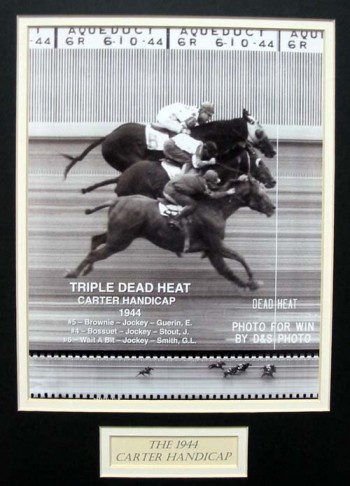 The Carter Handicap 1944: Triple Dead Heat