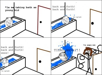Taking A Bath