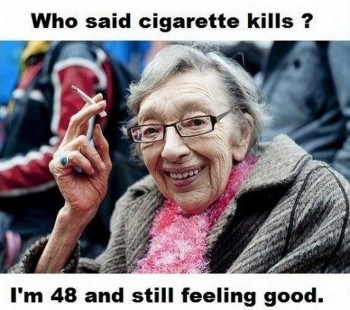Who Says Smoking Kills?