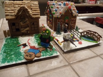 Zombie Gingerbread House
