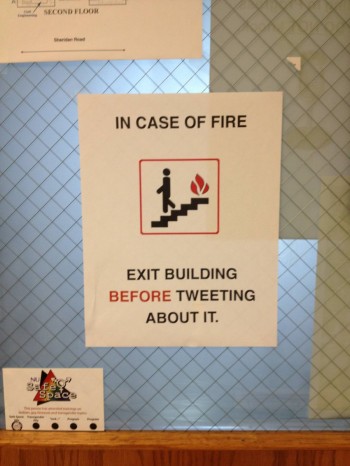 In Case Of Fire
