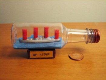 Battleship In A Bottle