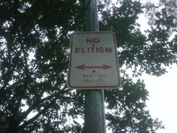 NO ELITISM